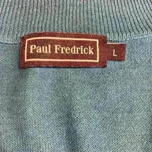 Paul Fredrick Men’s 1/4 Zip Silk Cashmere Blend Casual Stretch Comfort Luxury - Picture 6 of 6